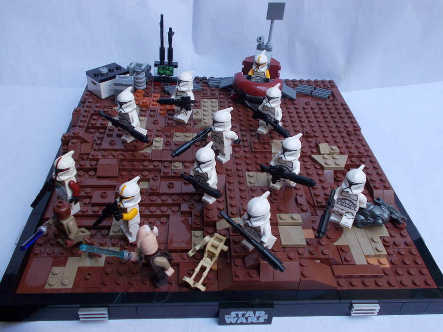 Star Wars II. Geonózis-i csata dioráma