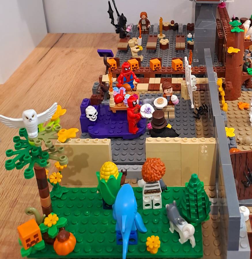 Halloween jelenet