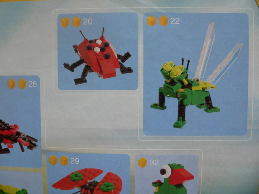 Designer Set 4101: 3 rovar egy éticsigával