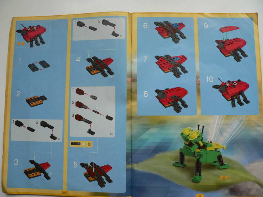 Designer Set 4101: 3 rovar egy éticsigával