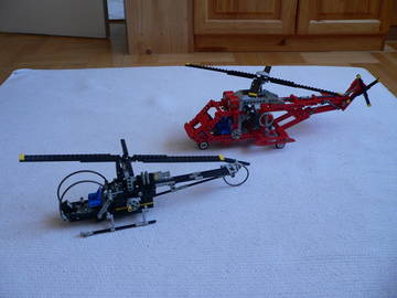 Két technic helikopter: a legjobb studos és utódja
