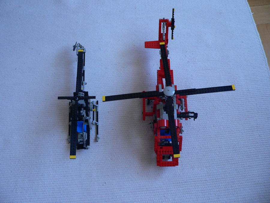 Két technic helikopter: a legjobb studos és utódja