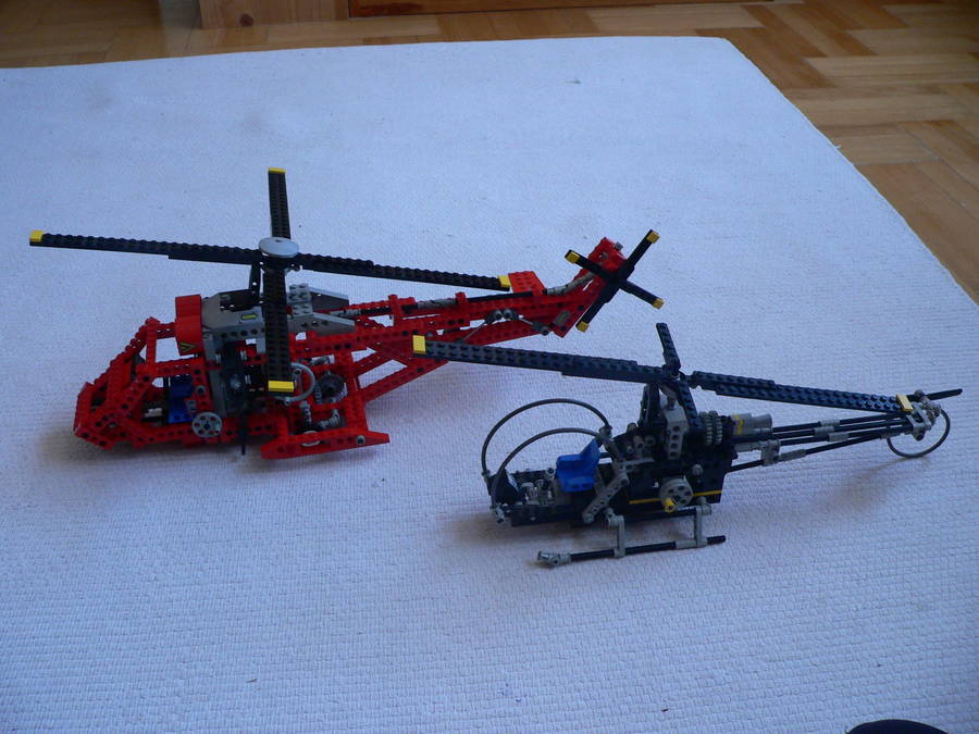 Két technic helikopter: a legjobb studos és utódja