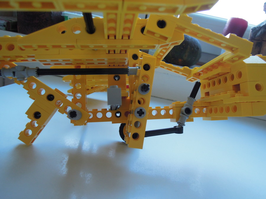 Technic 8855 kis Prop Plane MOC