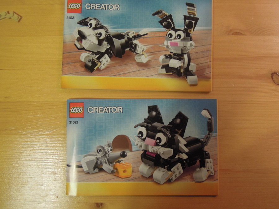 Creator 31021 A modell(ek): macska és egér