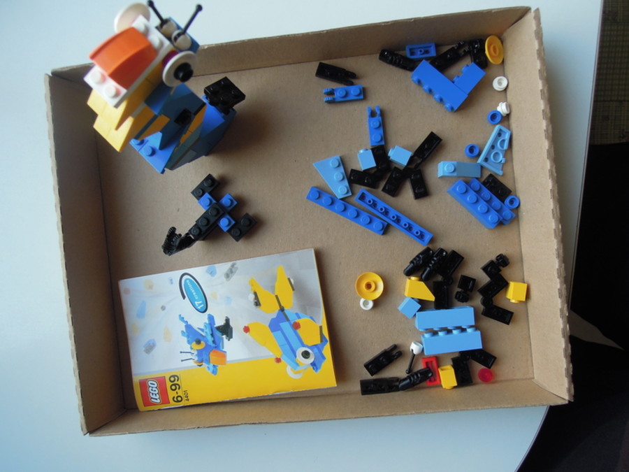 Designer Set 4401: 4 kis hal és 1 tengeri csikó
