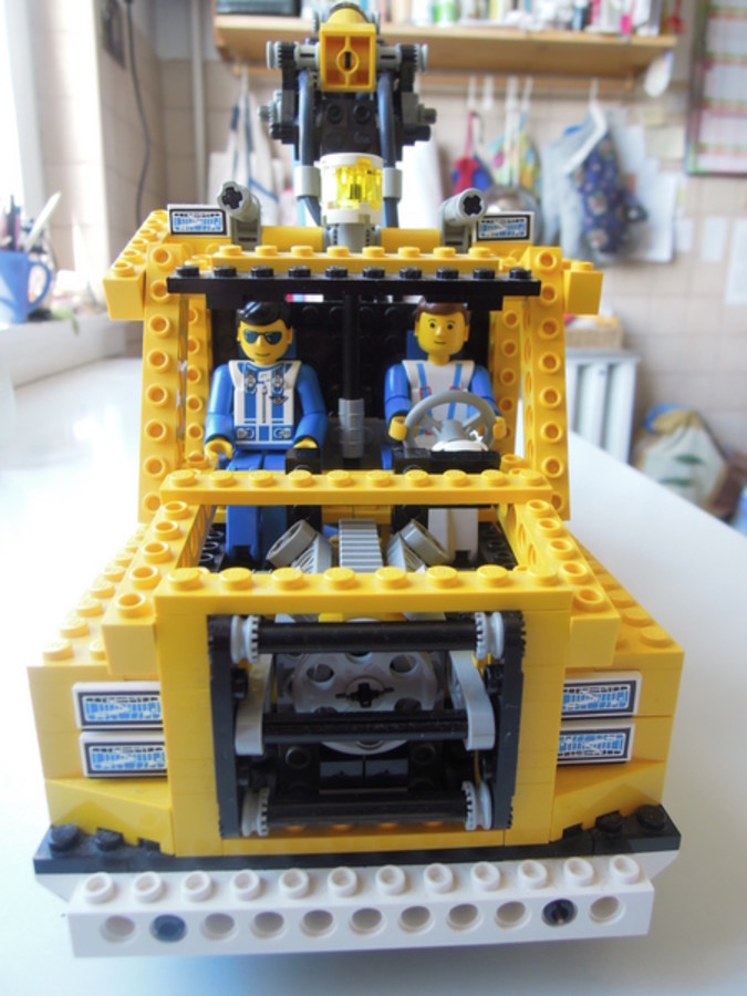 Technic 8460 B modell MOD, pneumatikus rönkrakodó teherautó