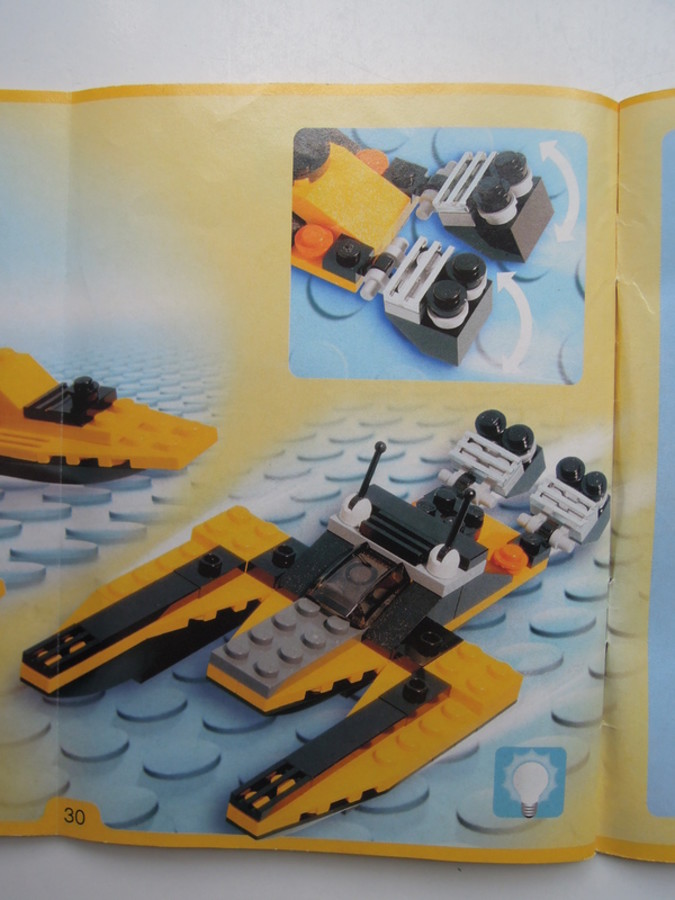 Designer Set 4505: katamarán vitorlás és versenymotorcsónak