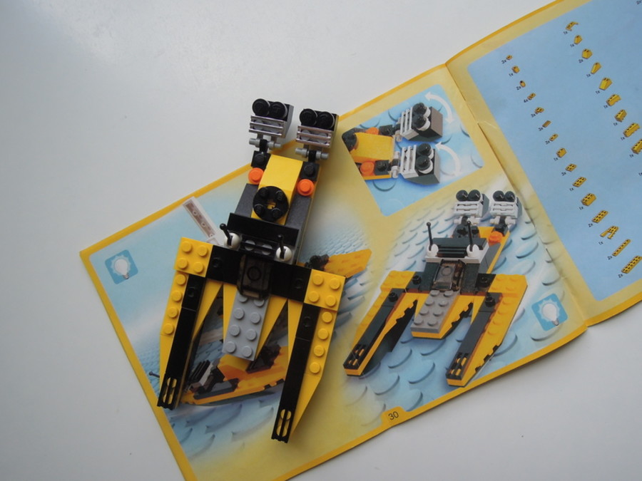 Designer Set 4505: katamarán vitorlás és versenymotorcsónak