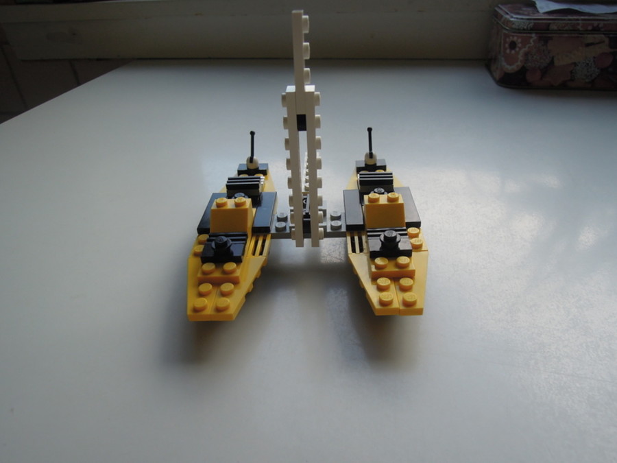 Designer Set 4505: katamarán vitorlás és versenymotorcsónak