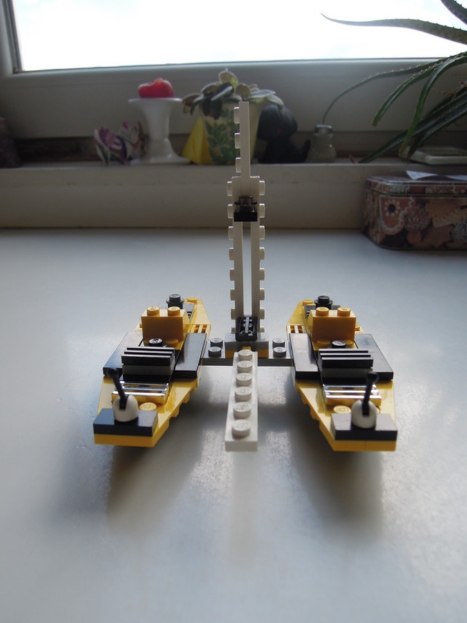 Designer Set 4505: katamarán vitorlás és versenymotorcsónak