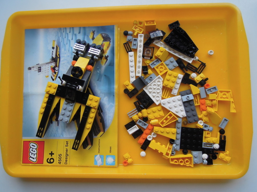 Designer Set 4505: katamarán vitorlás és versenymotorcsónak