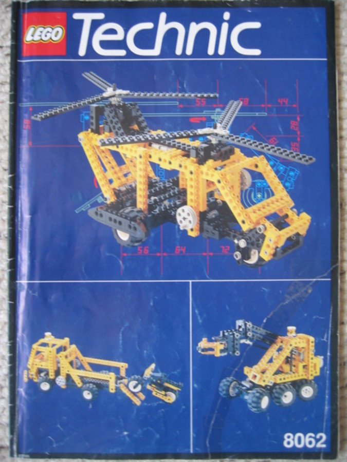 Technic 8062: tandemrotoros teherhelikopter