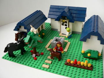 Creator 5891: Almafa tanya MOC