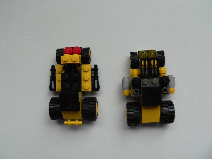 Designer Set 4096: két szörny versenyautó