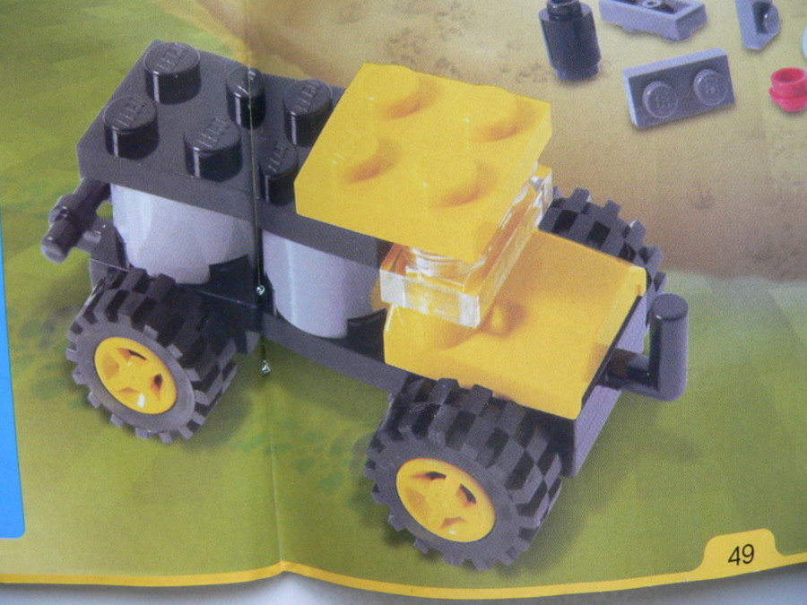 Designer Set 4096: három mikrojárműves építkezés