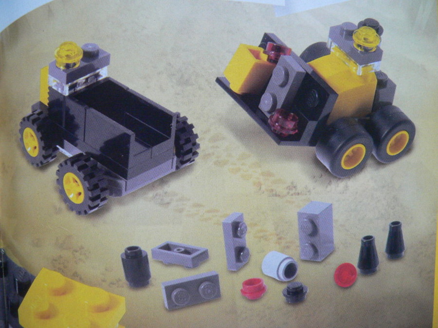Designer Set 4096: három mikrojárműves építkezés