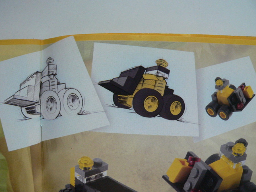 Designer Set 4096: három mikrojárműves építkezés