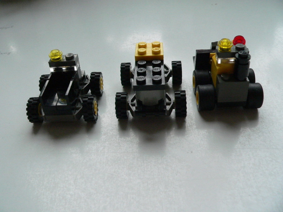 Designer Set 4096: három mikrojárműves építkezés