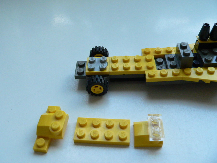 Designer Set 4096: Dragster MOC