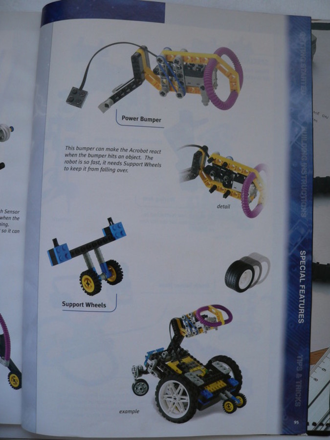 3804 RCX 2.0: labdázós Acrobot