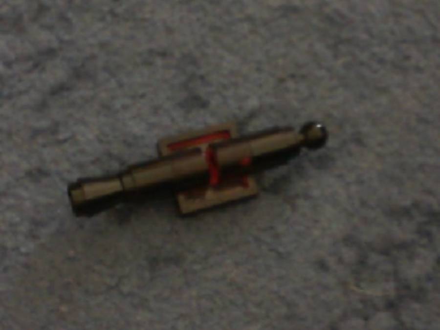 Két házi készítésű LEGO ágyú