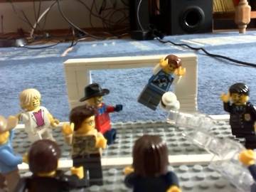 Egy világbajnoki focimeccs LEGO Land-ben