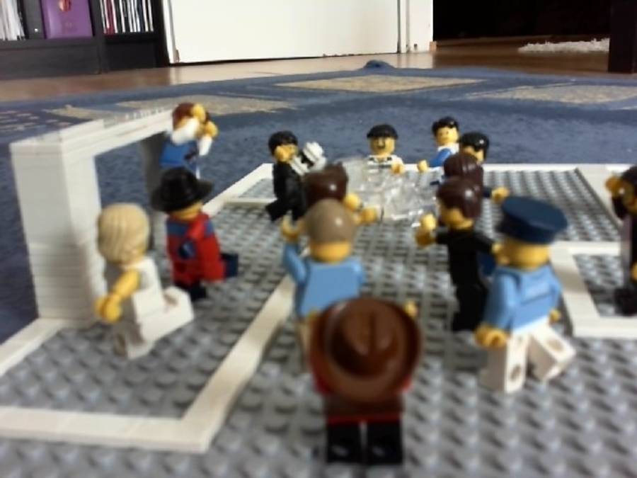Egy világbajnoki focimeccs LEGO Land-ben