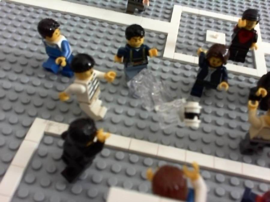 Egy világbajnoki focimeccs LEGO Land-ben
