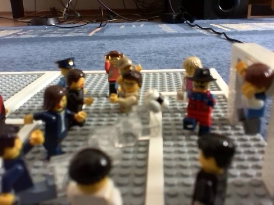 Egy világbajnoki focimeccs LEGO Land-ben