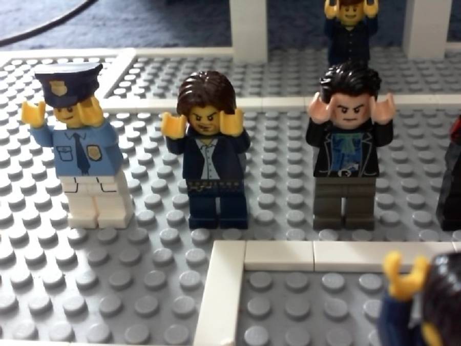 Egy világbajnoki focimeccs LEGO Land-ben