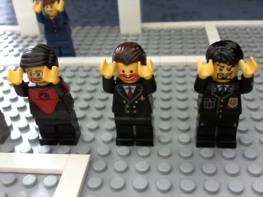 Egy világbajnoki focimeccs LEGO Land-ben