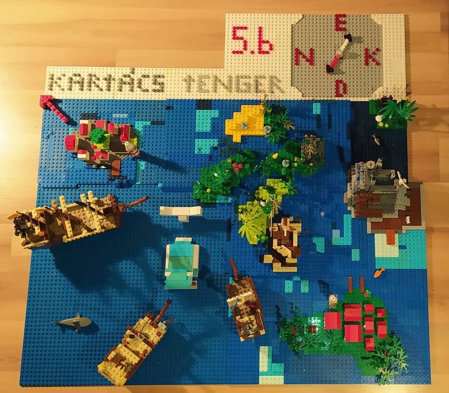 A kartács tenger térképe