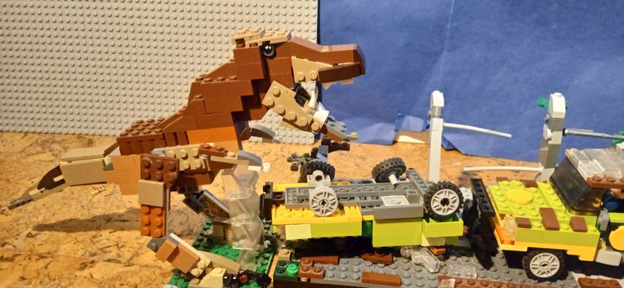 Jurassic Park T-Rex jelenet