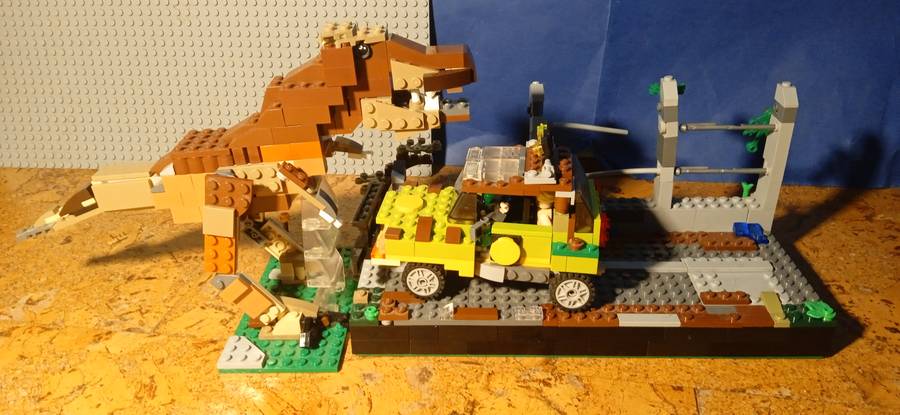 Jurassic Park T-Rex jelenet