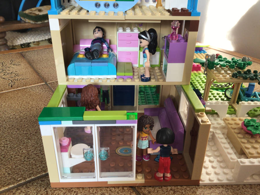 Lego faház kertel