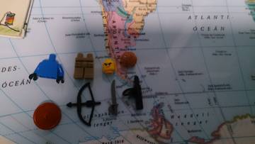 Lego figura épités