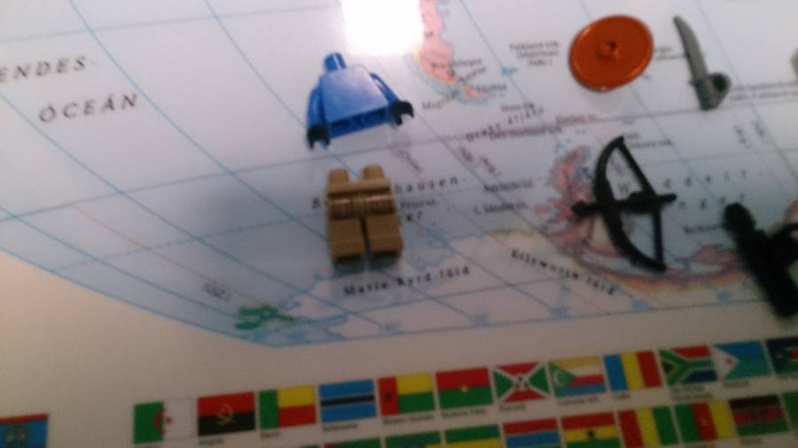 Lego figura épités