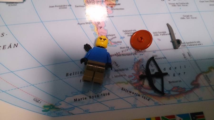 Lego figura épités