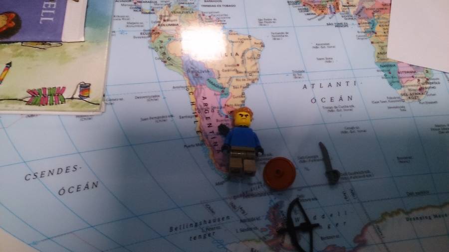 Lego figura épités