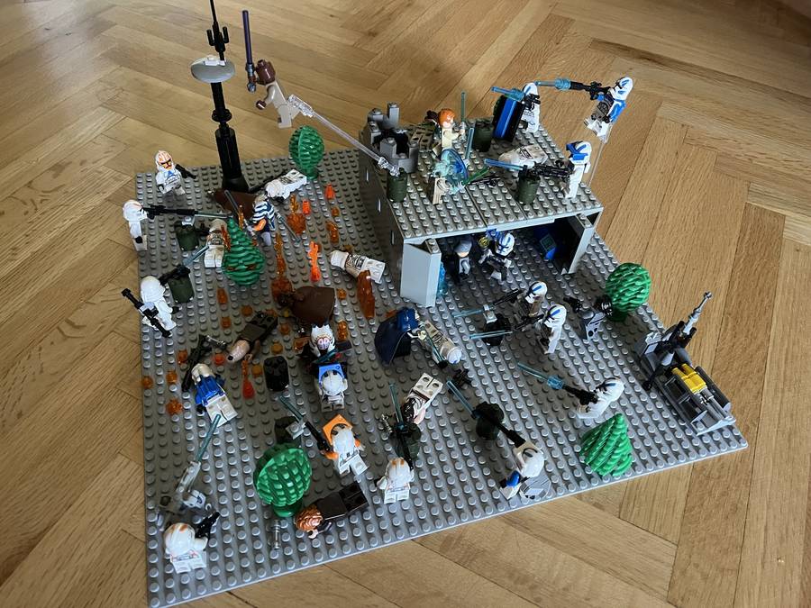 A 66-os parancs végrehajtása a coruscanti klónbázison