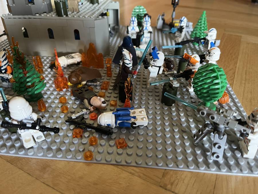 A 66-os parancs végrehajtása a coruscanti klónbázison