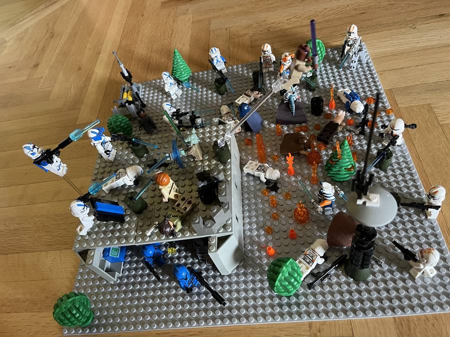 A 66-os parancs végrehajtása a coruscanti klónbázison