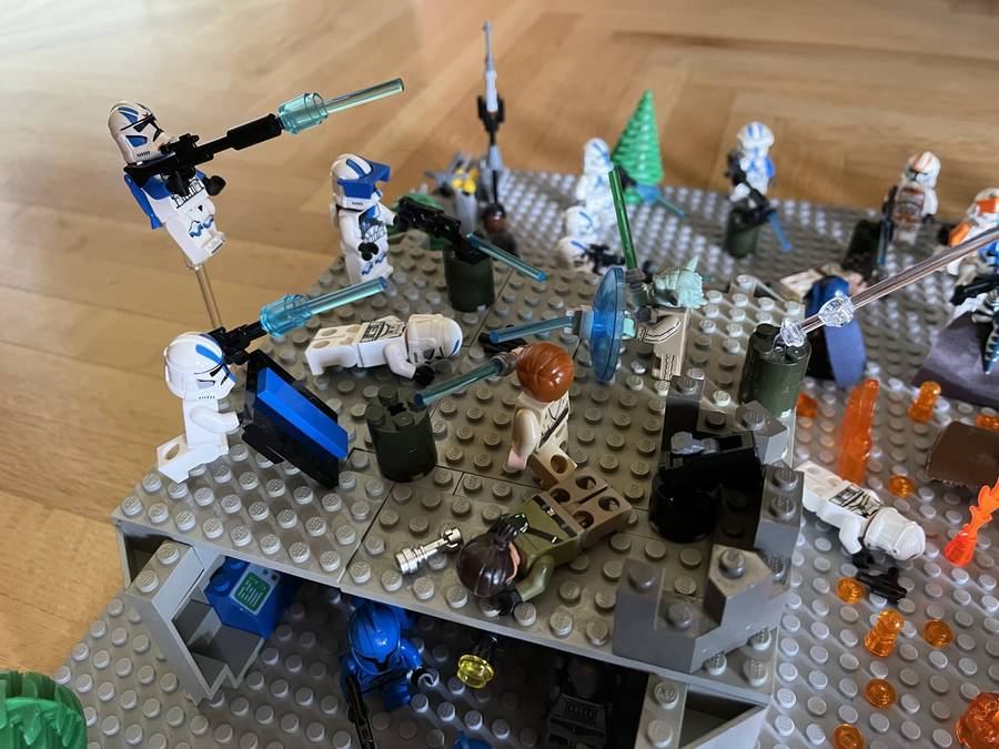 A 66-os parancs végrehajtása a coruscanti klónbázison