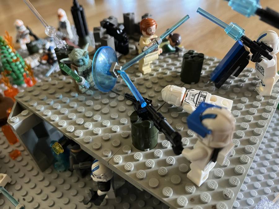 A 66-os parancs végrehajtása a coruscanti klónbázison