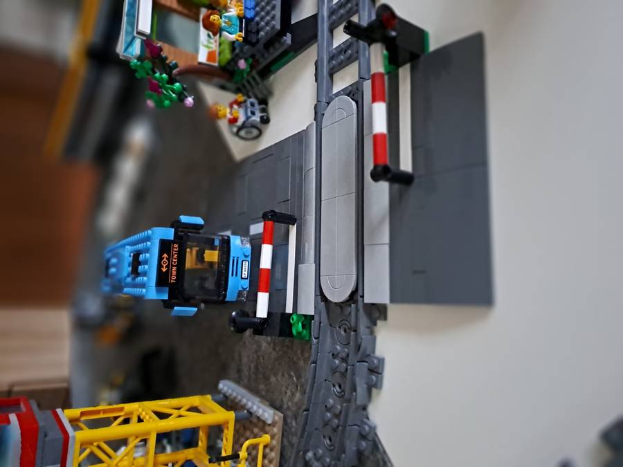 Lego vonatok terep asztalon