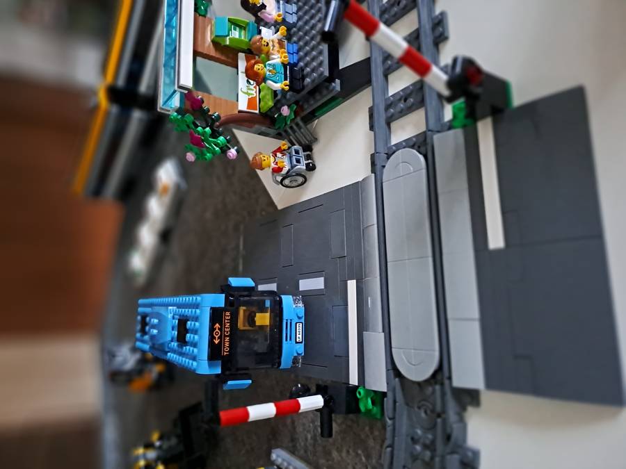 Lego vonatok terep asztalon