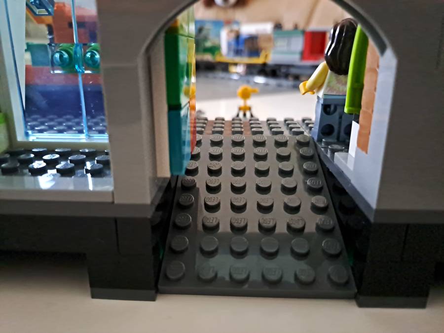 Lego vonatok terep asztalon