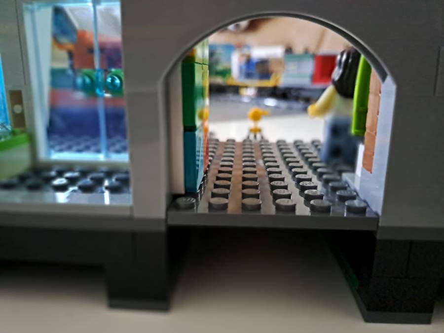 Lego vonatok terep asztalon