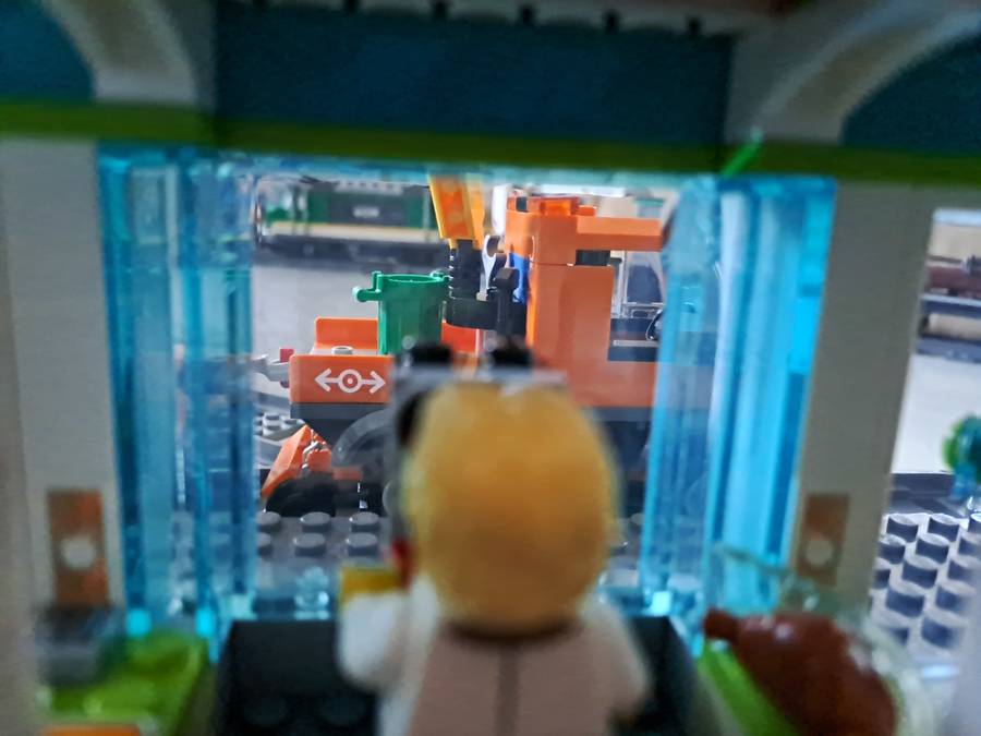 Lego vonatok terep asztalon